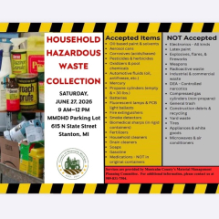 Village of Lakeview, Township Information, Hazardous Waste Collection