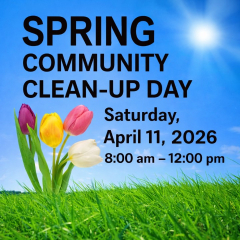 Village of Lakeview, Township Information, SPRING COMMUNITY 2026 ***** CLEAN-UP DAY *****